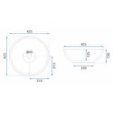 Umyvadlo na desku Rea Felicia