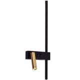 Wandlampe APP1439-2-W BLACK  GOLD LEFT