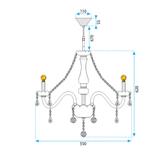 Lampe Kristall 392183