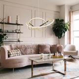 LAMPA WISZĄCA LED G078-1CP ZŁOTA