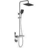 Sprchový set s termostatem REA ROB Nickiel Brush INOX