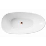 Μπανιέρα ανεξάρτητης τοποθέτησης ακρυλική  Carmen 170 εκ.