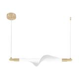 Lampe LED G011-CP WHITE/GOLD