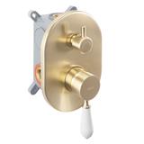 Set doccia da incasso Rea Serra Brush Gold + BOX