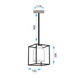 Deckenlampe  APP1265-CP