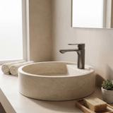 Bathroom faucet Rea Drop Titan low