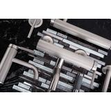 Bateria wannowa REA Argon Nikiel Szczotkowany