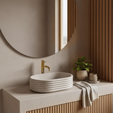 Countertop Basin Rea Nicoletta Beige