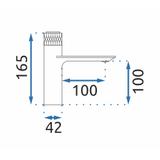 Змішувач REA Storm Black Gold Low