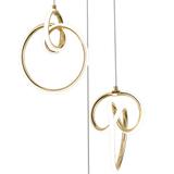 LED-Hängeleuchte G072-3CPR Gold