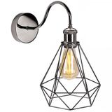 Wandlampe Loft Black Chrome 392230