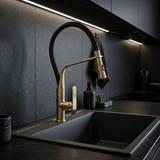 Maišytuvas virtuvės Rea Castor gold brush