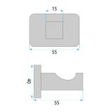 Bathroom hanger Nico 5905 Brush Copper