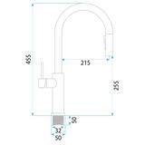 Kitchen faucet Rea Master Brush Copper