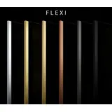 Walk-in dušas siena Rea Flexi Grey / Brush Gold 100