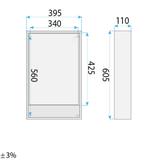 Set mobilier de baie cu lavoar Gama T25023 KJM 50CM
