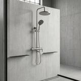 Conjunto de Duche Rea Arcos brush nickle