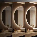 Lustro ścienne LED 120x60cm MOON