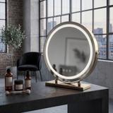 Mirror LED MAKE-UP L.Gold 40 cm