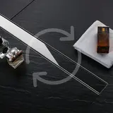 Lineaarne äravool REA PURE NEO NICKEL BRUSH INOX 90