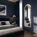 Miroir LED Orbit 60x170cm Brush Gold