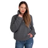 Bluza Damska Sherpa z kołnierzem Grey S