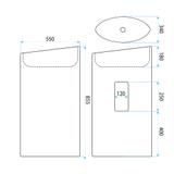 Umywalka Wolnostojąca REA Merlo