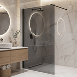 Tuš zaslon Rea Flexi Grey / Black 130