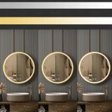 LUSTRO ŚCIENNE LED 60cm MMJ BRUSH GOLD