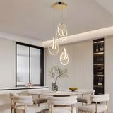 LED-Hängeleuchte G082-3CPR Gold