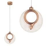 Kristall-Hängelampe  LHJ110-1CP LIGHT ROSE GOLD