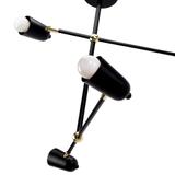 Lampe APP1708-4CP BLACK + GOLD