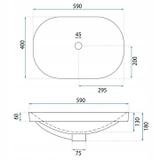 Umywalka Nablatowa Basaro Terra