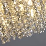 Lampa sufitowa wisząca APP1787-16CP 60 cm Złota