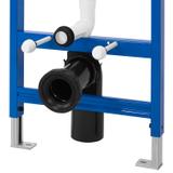 Podomítkový WC systém + tlačítka - F černý