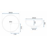 REA ICE BLACK lauapealne kraanikauss