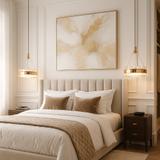 Kristall-Hängelampe LED LHJ099-CP GOLD