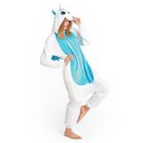 KOMBINEZON KIGURUMI JEDNOROŻEC BLUE M