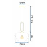 Deckenlampe   APP1074-1CP