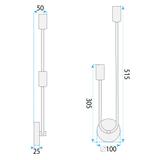 LAMPA ŚCIENNA KINKIET APP1148-2W złota