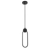 DeckenlampeLED APP851-CP BLACK