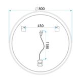 Oglindă LED SOFT 80