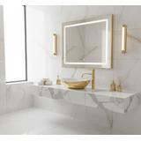 Umywalka nablatowa Basaro Sara Gold / White