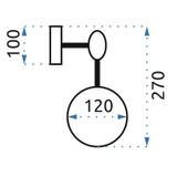 Wandlampe Black APP750-1W