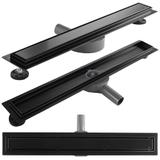 Трап для душа REA Neox Pro Black 80