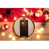 Pokrowiec na sztućce Świateczny 4 szt KF357-4B