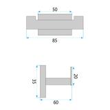 Porte-serviette OSTE 205 Chrome