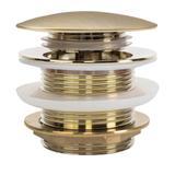 Korek wannowy uniwersalny Klik-Klak Rea Złoty Szczotkowany