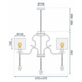 Hängelampe Cristal APP958-5CP