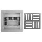 Tuš kanalica REA CROSS Nickel Brush 12x12